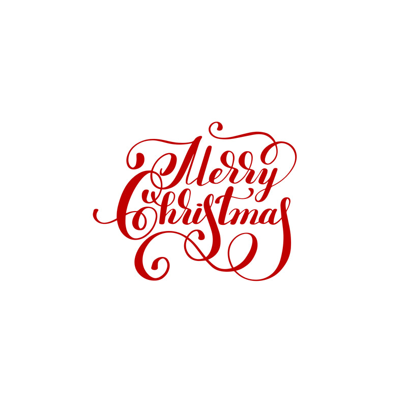 Merry Christmas Handwriting Elements - Vector - Illustration - Happy New yaer - Warm Wishes -Holly Jolly-Free Download