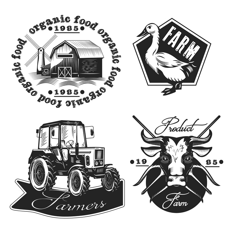 Farm Logo Mockups - Vetor Design -Free For commercial use 