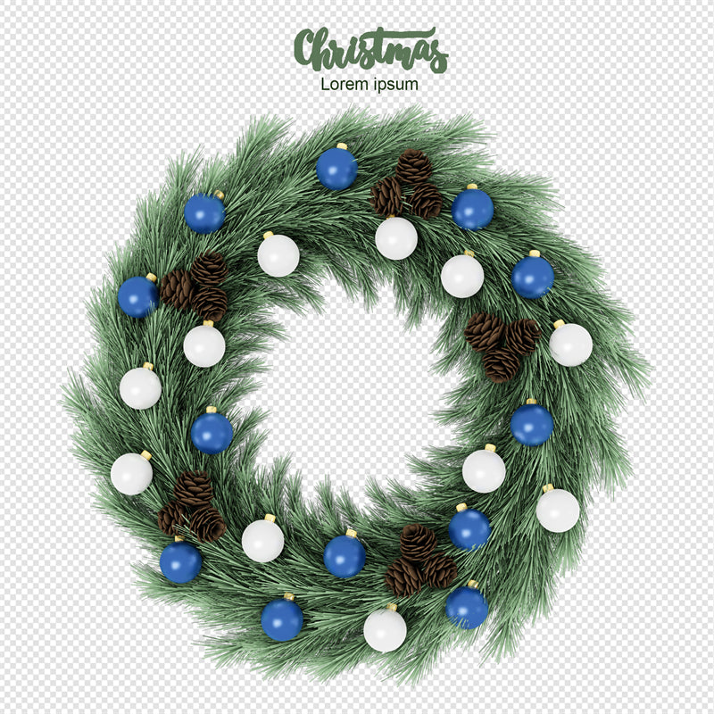 Handdraw Christmas Tree Illustration - Vector  - Png/PSD/JPG/ Free Download