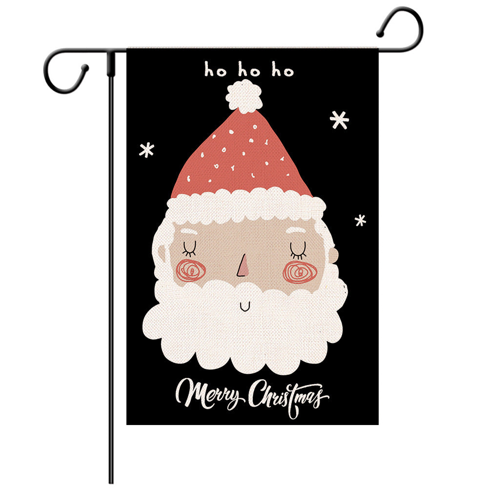 Christmas Welcome Flag - Garden Flag - Yard Flag Designs - Illustration