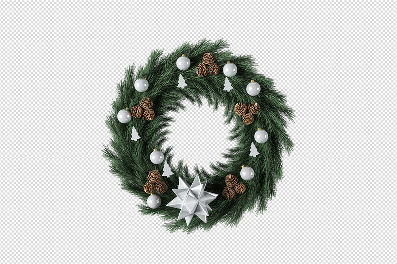 Handdraw Christmas Tree Illustration - Vector  - Png/PSD/JPG/ Free Download