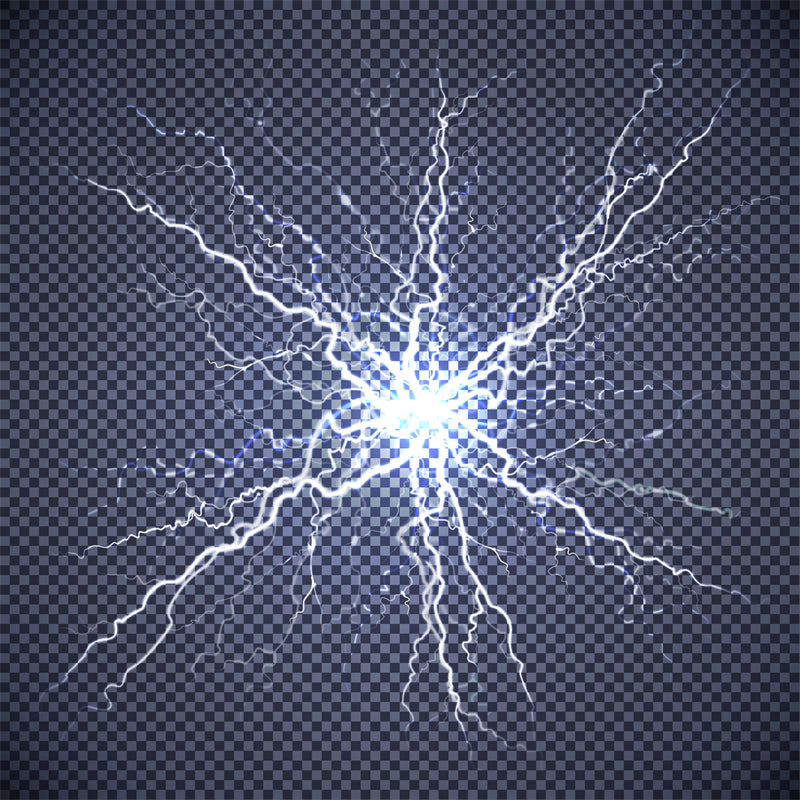  Lightning Background - Elements Vector Download -  