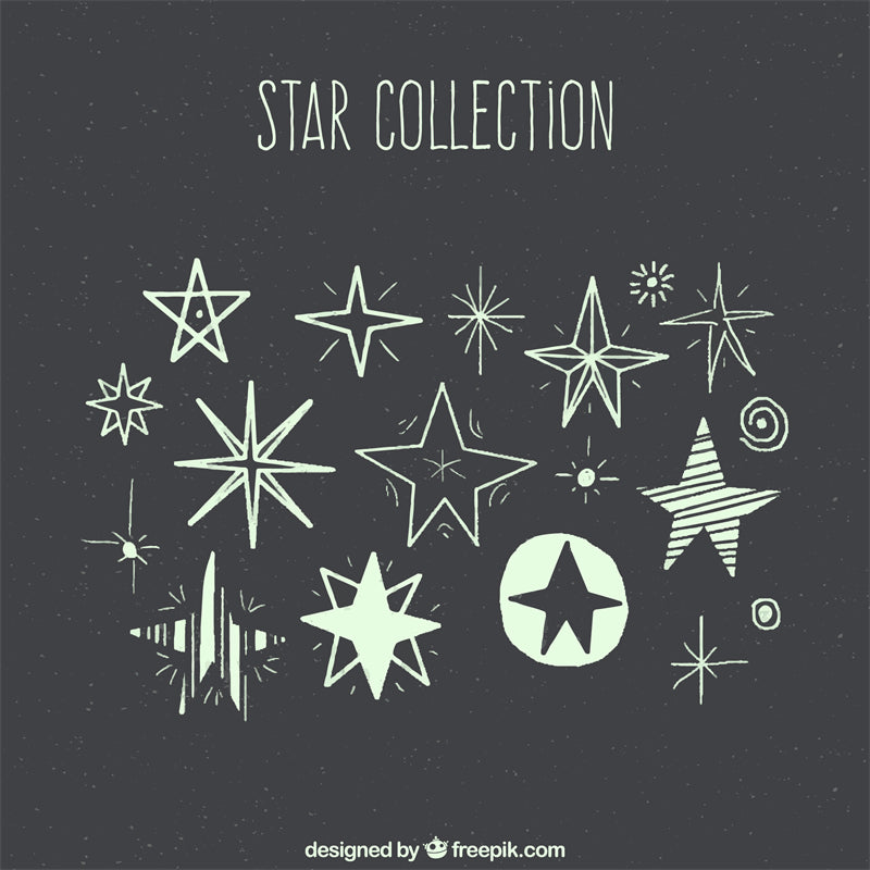 Star Elements -  Vintage -Vector -Star Ornaments - decoration
