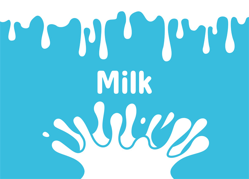 Handdraw Milk Elements - Cow Milk -Milk Bottle - Milk Logo - Design -Iluustration