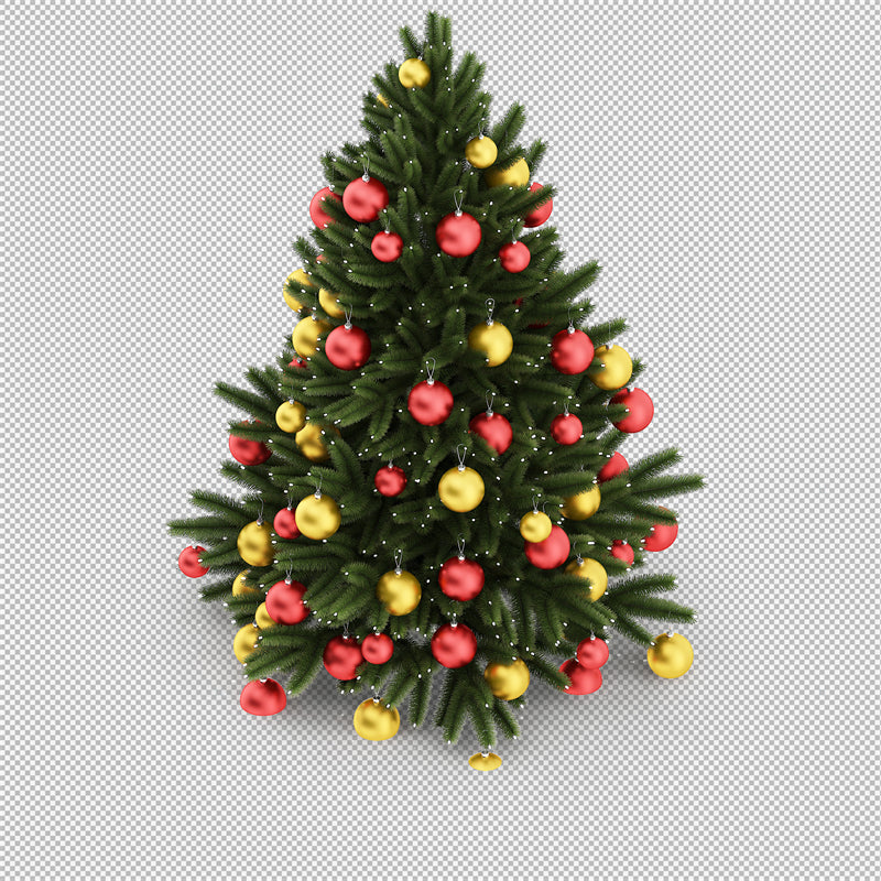 Illustration d'un sapin de Noël dessiné à la main - Vecteur - Téléchargement gratuit au format PNG/PSD/JPG