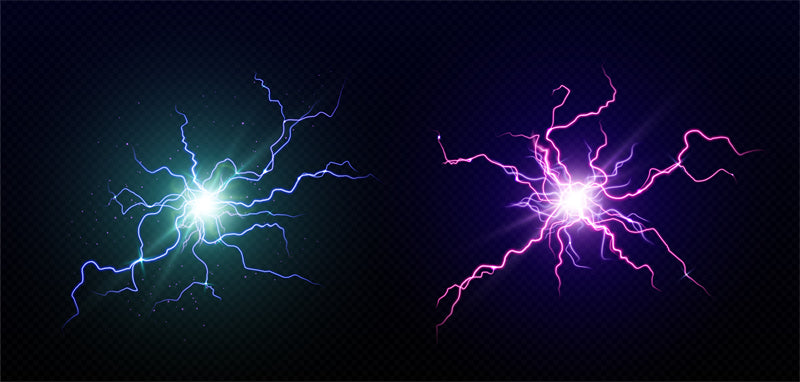  Lightning Background - Elements Vector Download -  