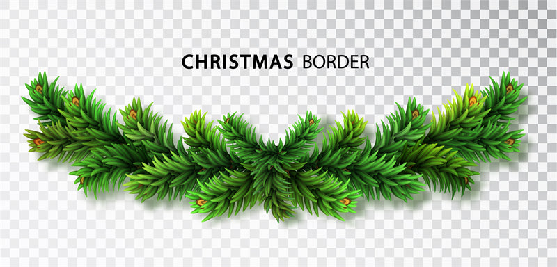Illustration de branches de sapin de Noël et de pommes de pin - Vecteur - Téléchargement gratuit au format Png/PSD/JPG
