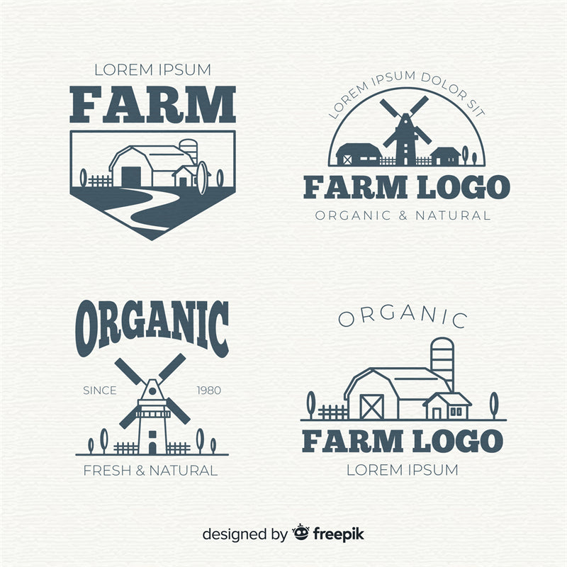 Farm Logo Mockups - Vetor Design -Free For commercial use 