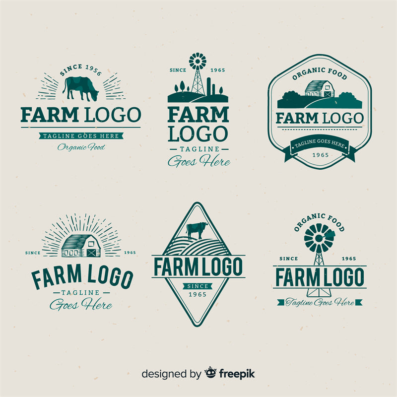 Farm Logo Mockups - Vetor Design -Free For commercial use 