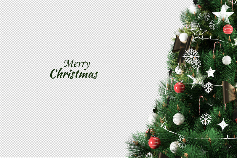 Illustration d'un sapin de Noël dessiné à la main - Vecteur - Téléchargement gratuit au format PNG/PSD/JPG