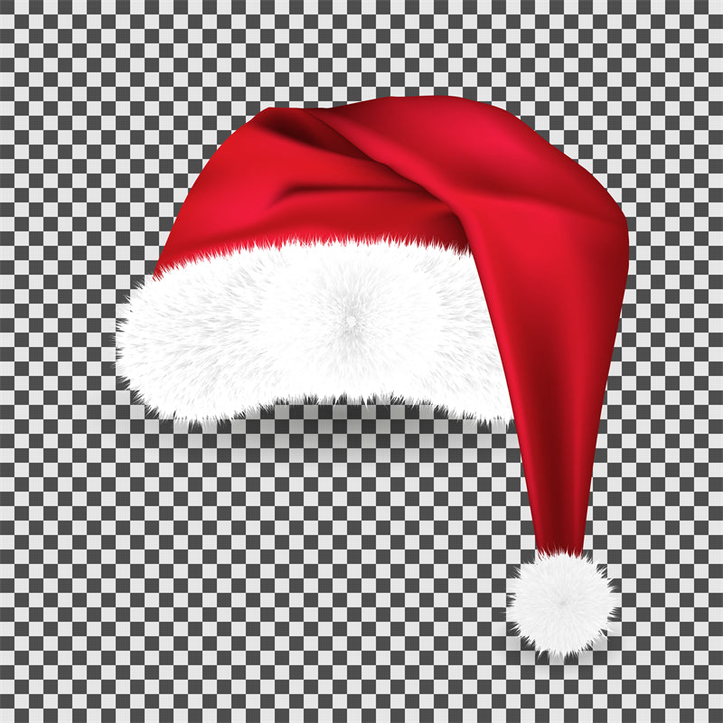 Santa Claus's Hat Collection - Illustration - Vector  HANDDRAW Vintage - Decoration