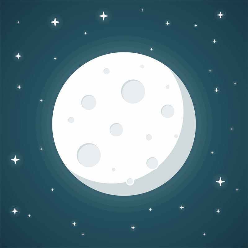 Éléments de dessin animé : Lune, clip, icône étoile au clair de lune, vecteur