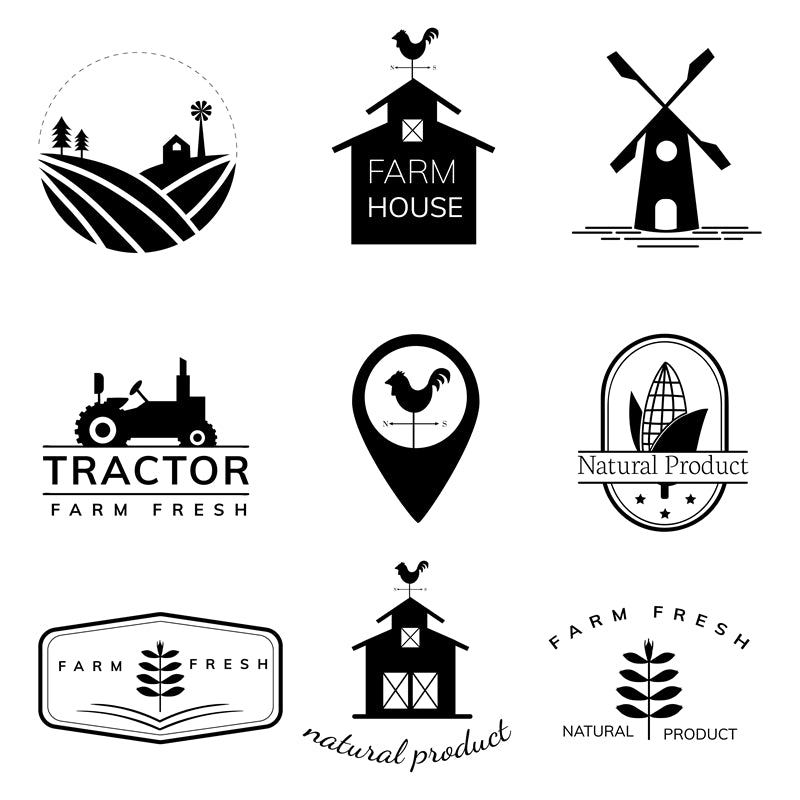 Farm Logo Mockups - Vetor Design -Free For commercial use