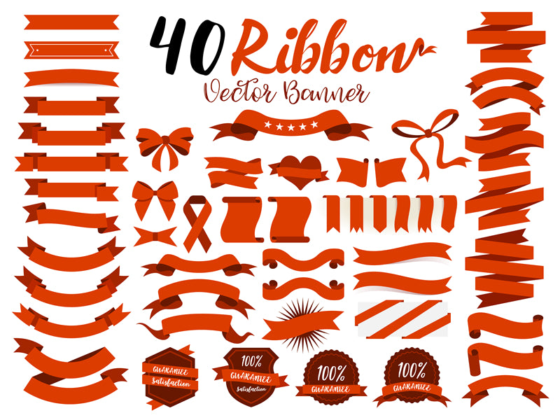Éléments vectoriels de ruban - Ruban, nœud, ruban PNG - Téléchargement gratuit