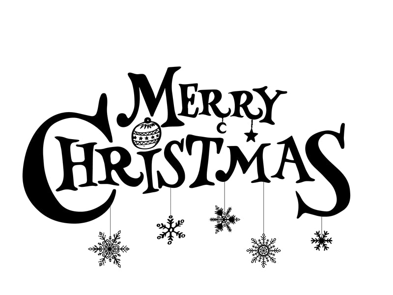Merry Christmas Handwriting Elements - Vector - Illustration - Happy New yaer - Warm Wishes -Holly Jolly-Free Download