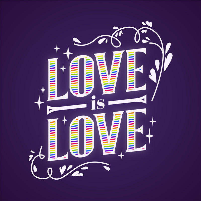 COLLECTION DE SLOGANS ÉCRITS À LA MAIN LGBTQ+ - L'amour est amour - Slogan vectoriel pour gays, lesbiennes, bisexuels et transsexuels TÉLÉCHARGEMENT GRATUIT