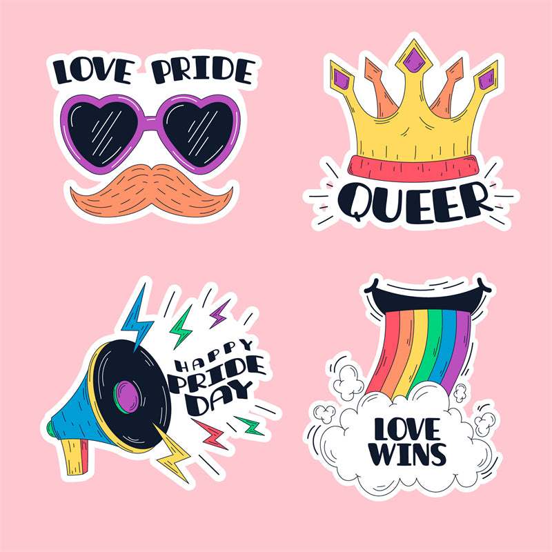 Éléments Queer - ILLUSTRATION DE LA COLLECTION LGBT PRIDE TÉLÉCHARGEMENT GRATUIT