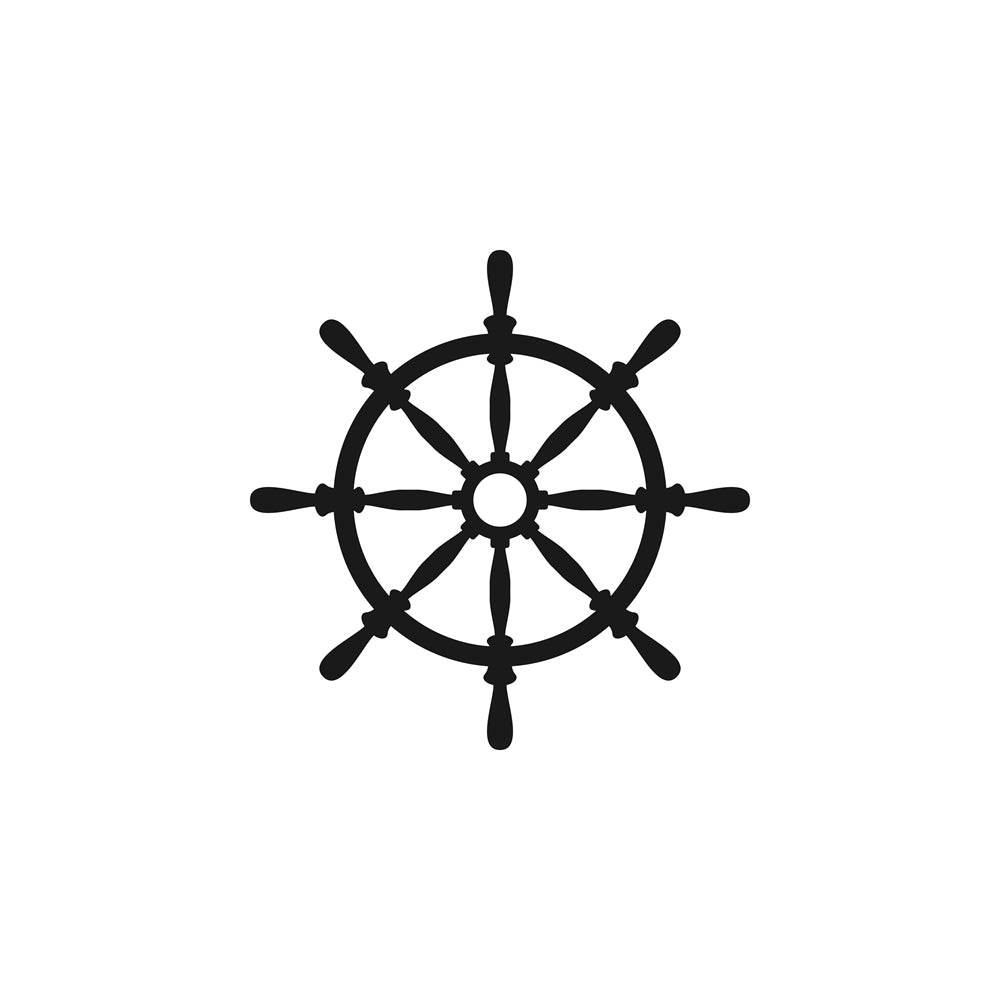 Rudder - Sailing -Steel Wheel Elements -Vector-image-jpg-eps- Logo Badge designs
