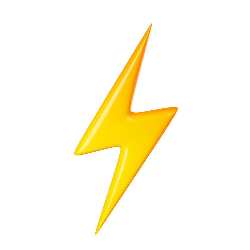 Lightning Elements Power Electrocity Signs - Illustration Logo design Download -  