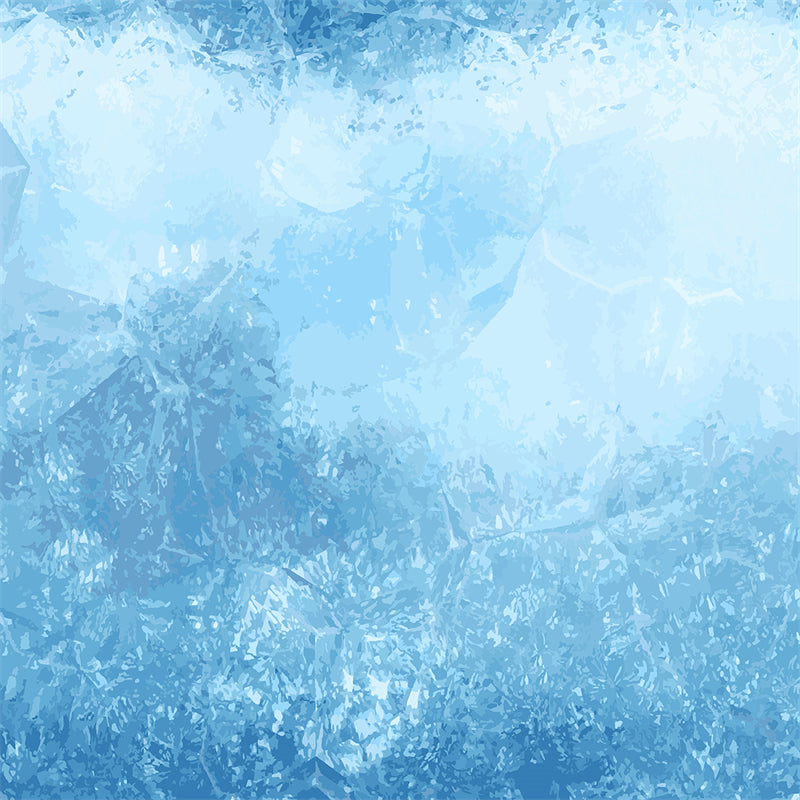 Fond de glace - Illustration publicitaire pour boissons - Texture glacée vectorielle PSD Téléchargement gratuit