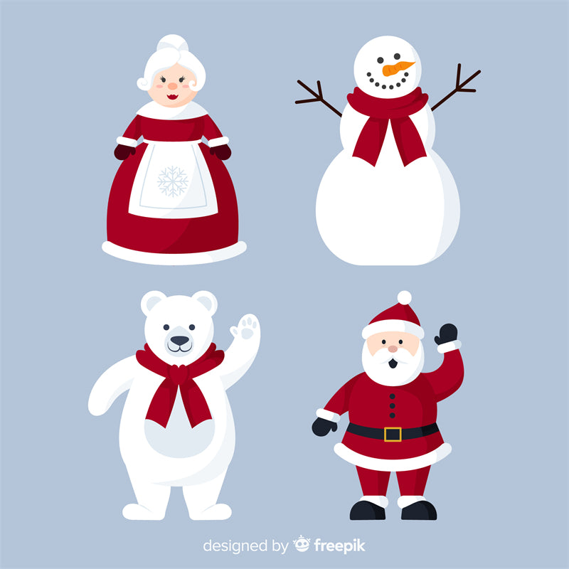 Bonhomme de neige d'hiver, saison de Noël, éléments dessinés à la main - Téléchargement gratuit au format PNG/PSD/JPG