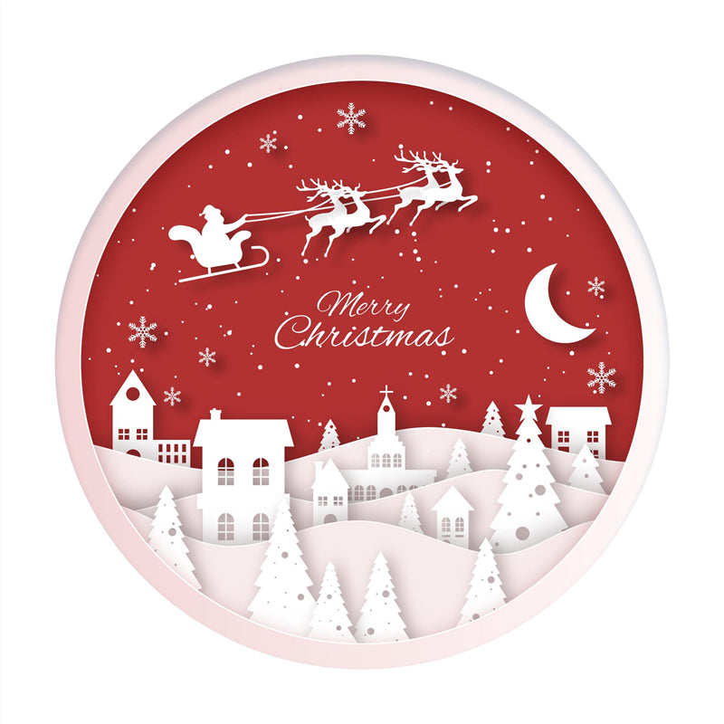 Santa Sleigh &Reindeer - Christmas Season Elements - Elk Pattern -  Png/PSD/JPG/ Free Download