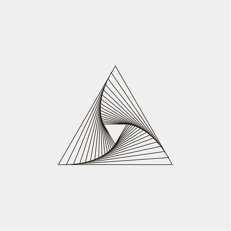 Modèle de logo graphique abstrait triangulaire - Fond d'écran publicitaire - Fond d'écran géométrique - Téléchargement gratuit au format PNG/PSD/JPG