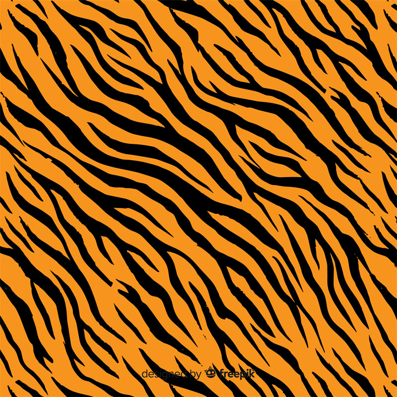 Tiger Skin Pattern Texture Vector- Illustration Free Download