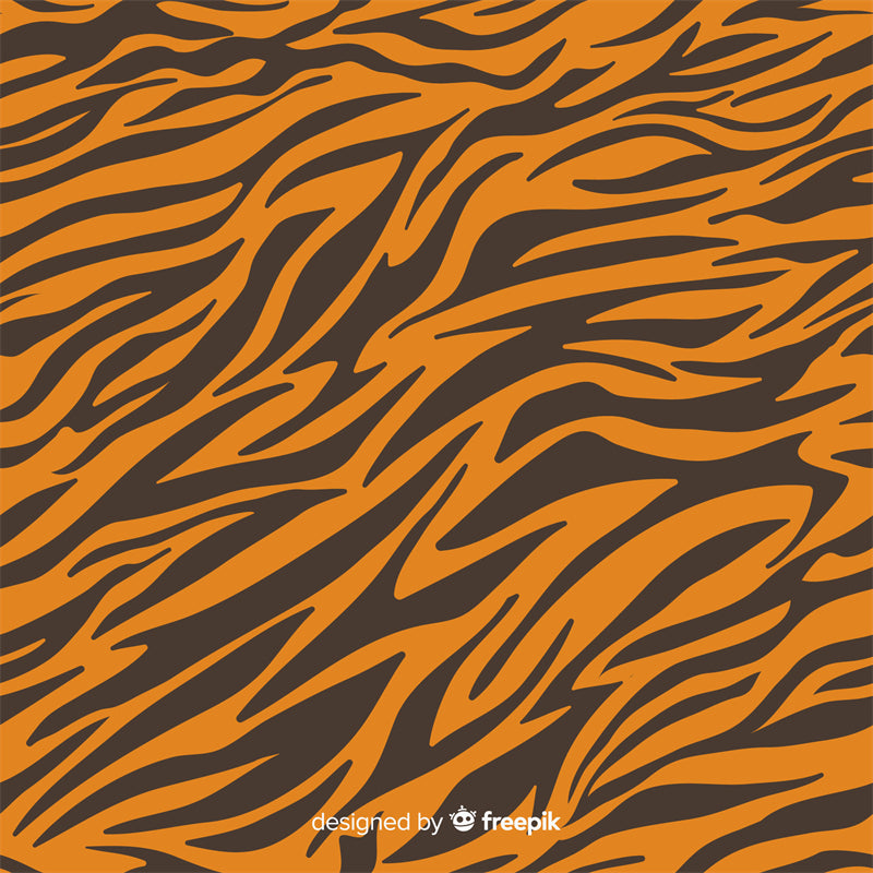 Tiger Skin Pattern Texture Vector- Illustration Free Download