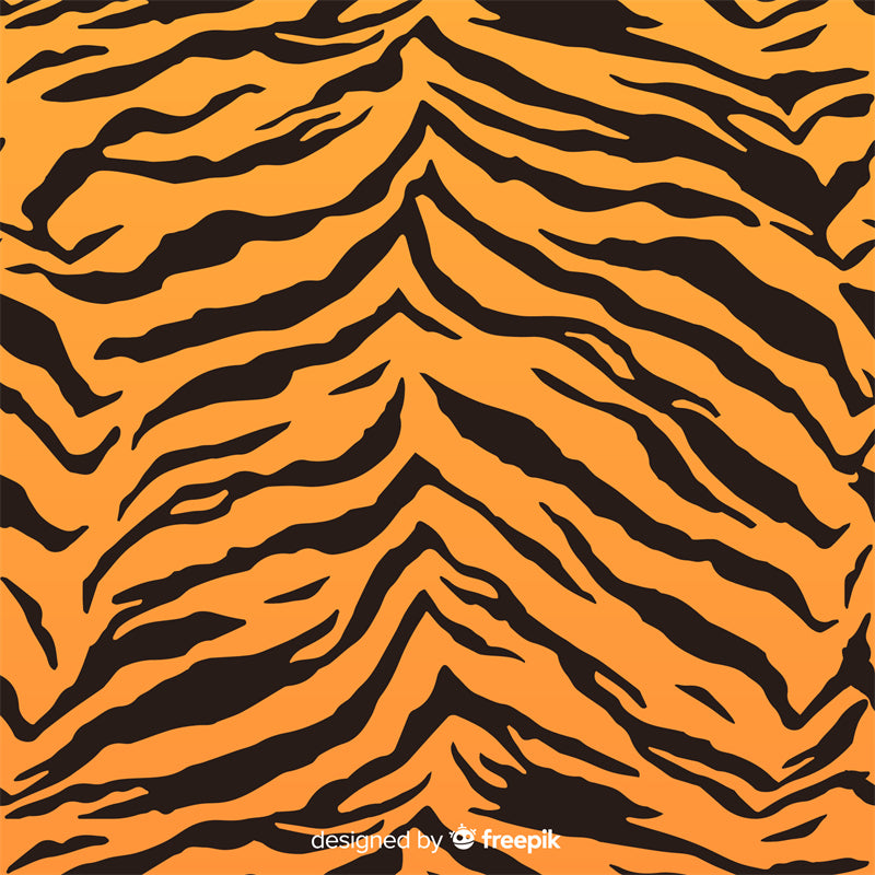 Tiger Skin Pattern Texture Vector- Illustration Free Download