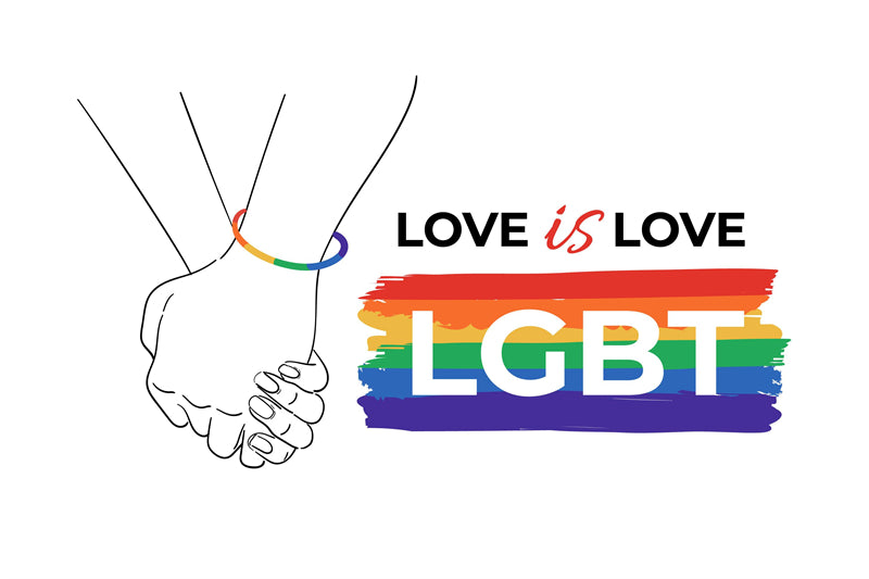 COLLECTION DE SLOGANS ÉCRITS À LA MAIN LGBTQ+ - L'amour est amour - Slogan vectoriel pour gays, lesbiennes, bisexuels et transsexuels TÉLÉCHARGEMENT GRATUIT
