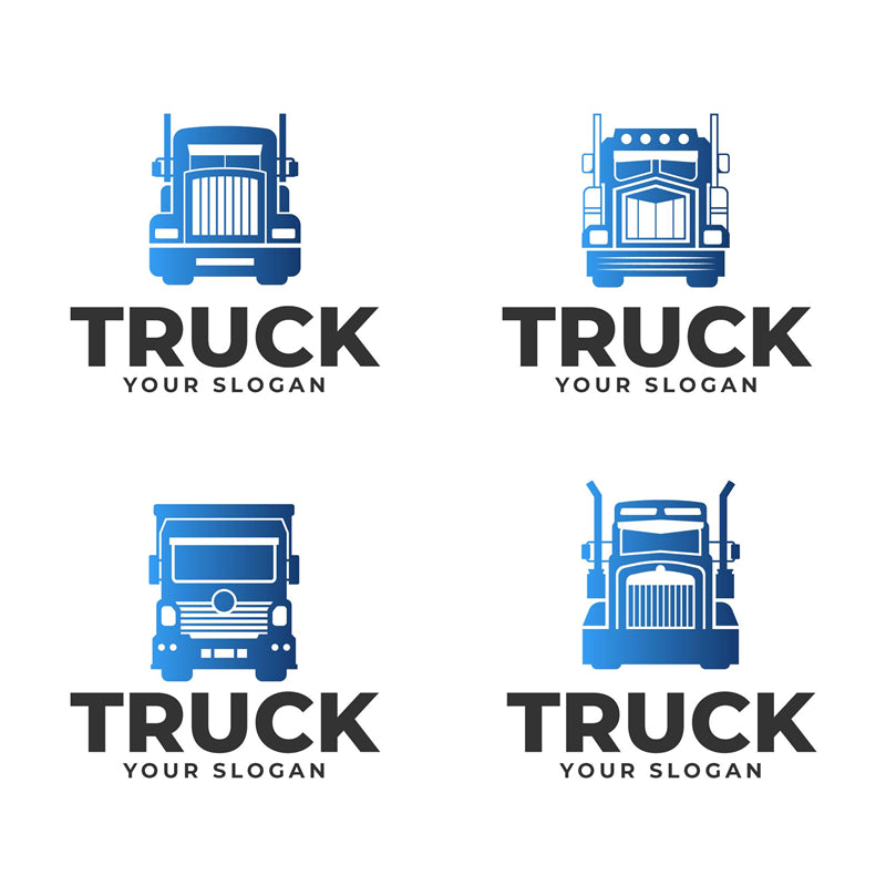 Éléments de transport et de livraison - Illustrations vectorielles - Logo, drapeau, publicité commerciale - Png