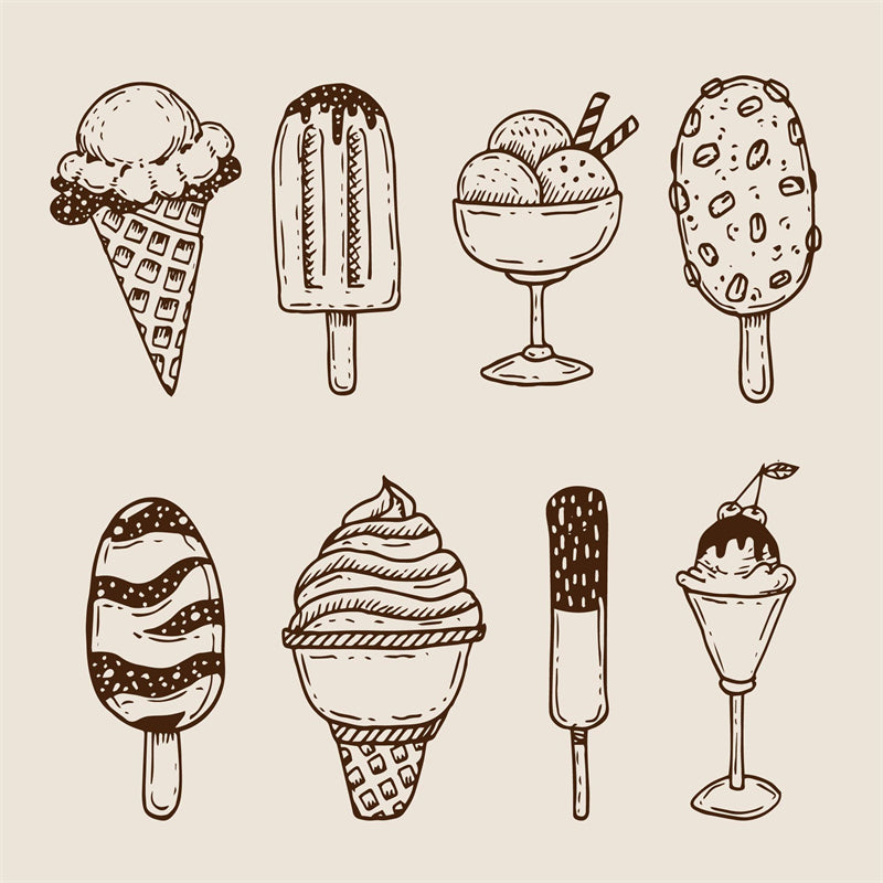 Glace à la main, illustration, clip, icône - Glace à la main - Éléments vectoriels EPS/AI/PSD PNG/JPG, téléchargement gratuit