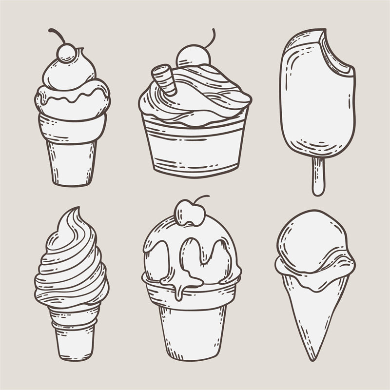 Glace à la main, illustration, clip, icône - Glace à la main - Éléments vectoriels EPS/AI/PSD PNG/JPG, téléchargement gratuit