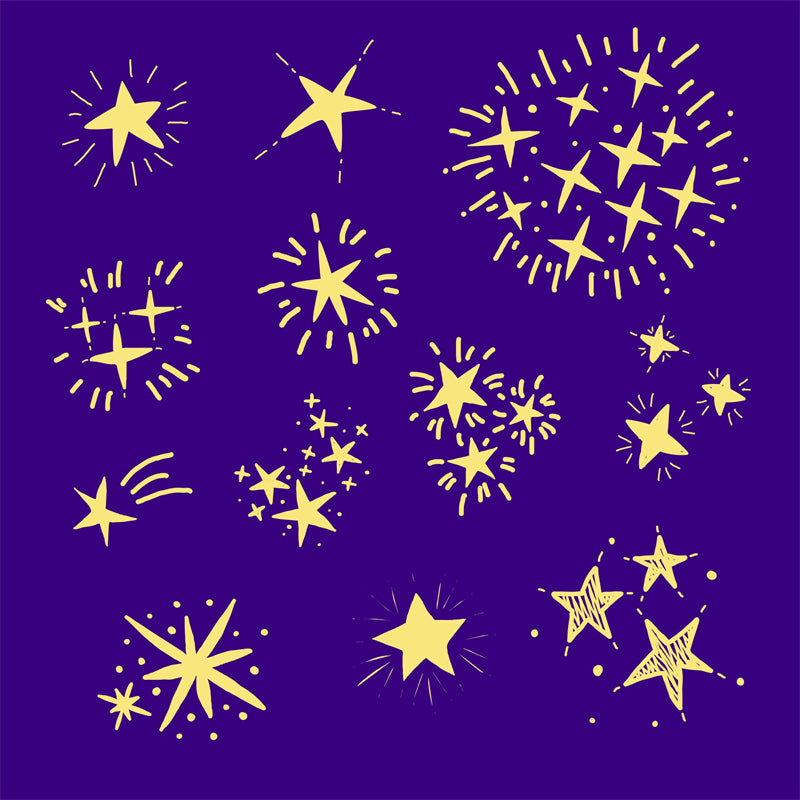 Star Elements -  Vintage -Vector -Star Ornaments - decoration