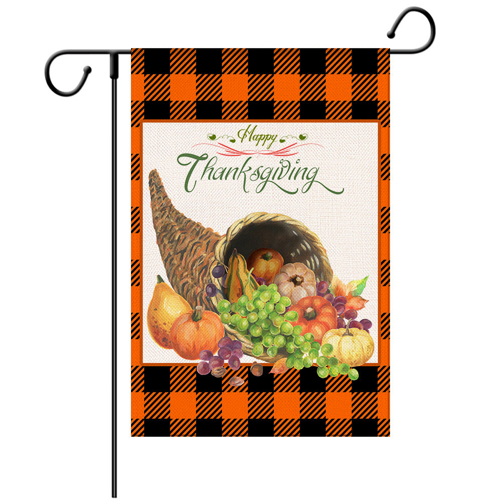 Spring Welcome Flag -Seasonal Garden Flag - Yard Flag Designs - Illustration