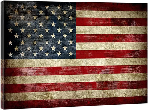 Wooden American Flag