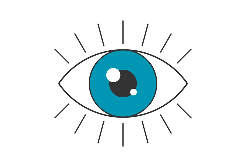 Handdraw Eye Ball Illustration - Vector -Logo Design -Flaming Eyes Balls   