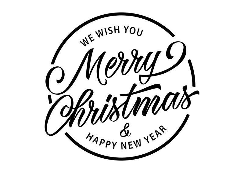 Merry Christmas Handwriting Elements - Vector - Illustration - Happy New yaer - Warm Wishes -Holly Jolly-Free Download