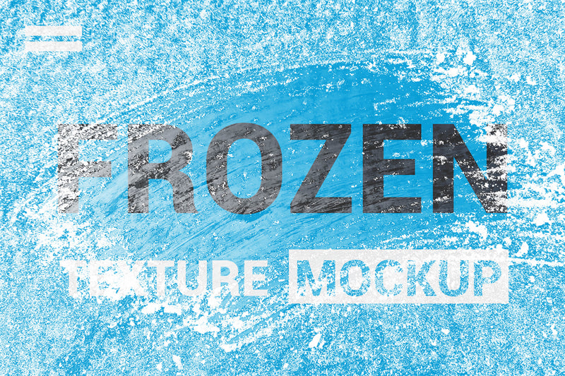 Fond de glace - Illustration publicitaire pour boissons - Texture glacée - Téléchargement gratuit PSD