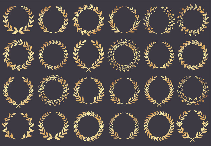 Collection de dessins vectoriels de branches et de couronnes à télécharger gratuitement - Illustration Décor PNG/PSD/JPG
