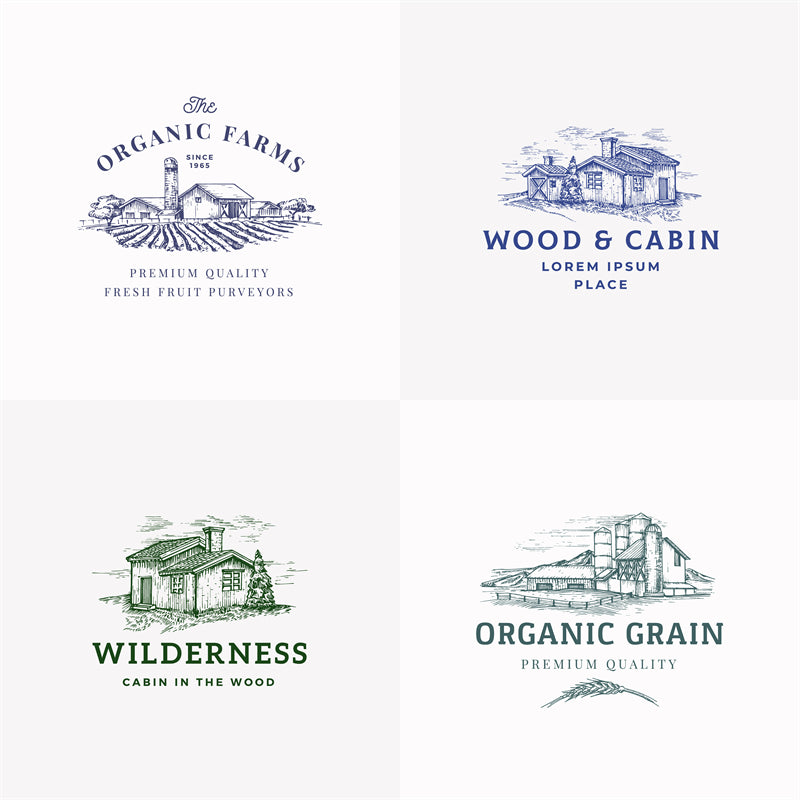 Farm Logo Mockups - Vetor Design -Free For commercial use 