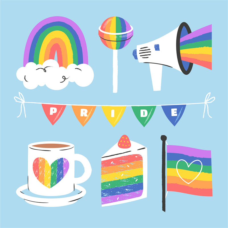 Éléments Queer - ILLUSTRATION DE LA COLLECTION LGBT PRIDE TÉLÉCHARGEMENT GRATUIT