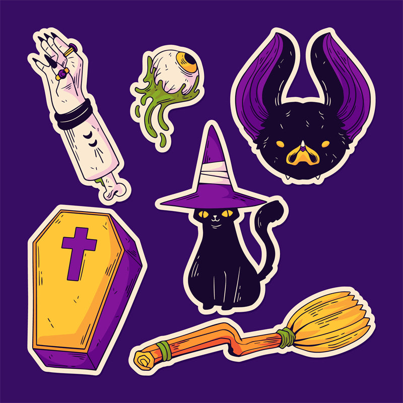 Joyeux Halloween - Crâne de chauve-souris, zombie, citrouille, fantôme, RIP, nuit effrayante, offres spéciales, soldes - Clips d'icônes d'éléments Png/JPG/Téléchargement gratuit