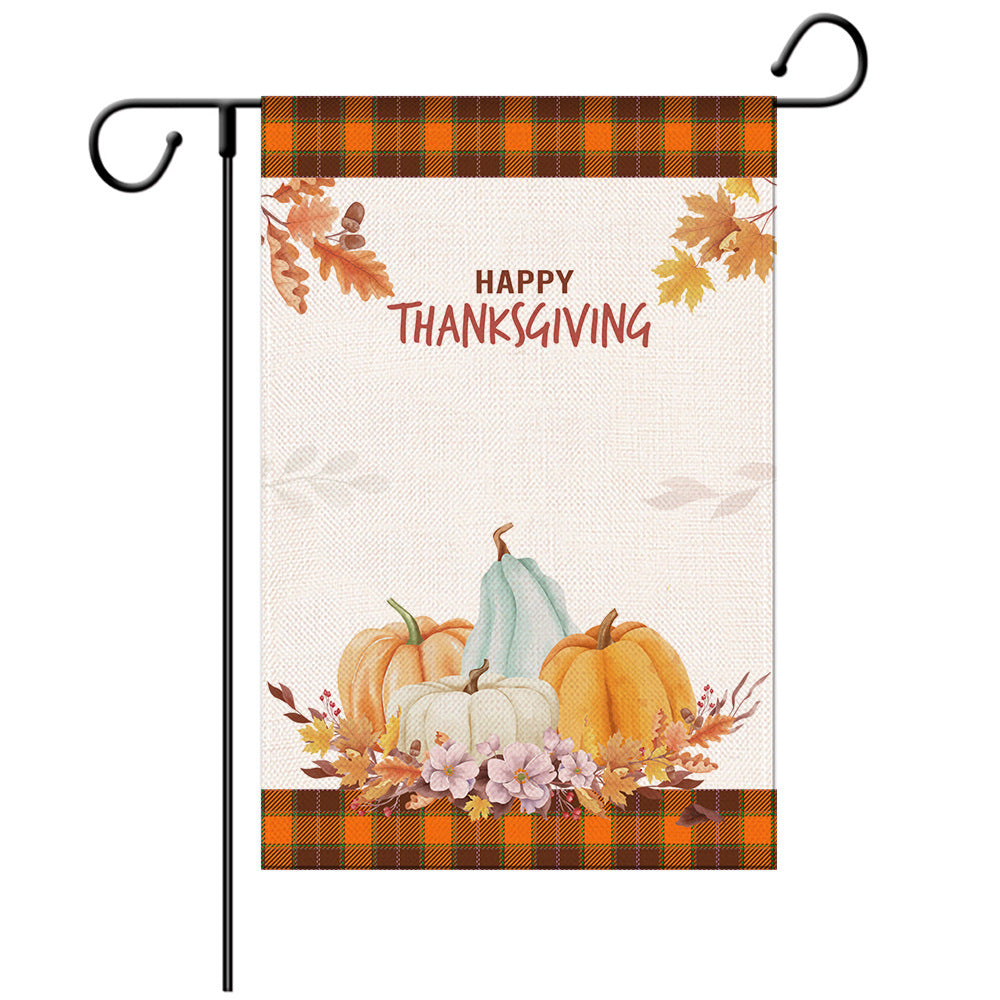 Spring Welcome Flag -Seasonal Garden Flag - Yard Flag Designs - Illustration