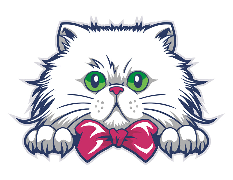 Conception de logo vectoriel d'élément de chat gratuite