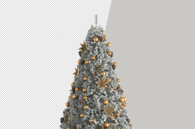 Illustration d'un sapin de Noël dessiné à la main - Vecteur - Téléchargement gratuit au format PNG/PSD/JPG
