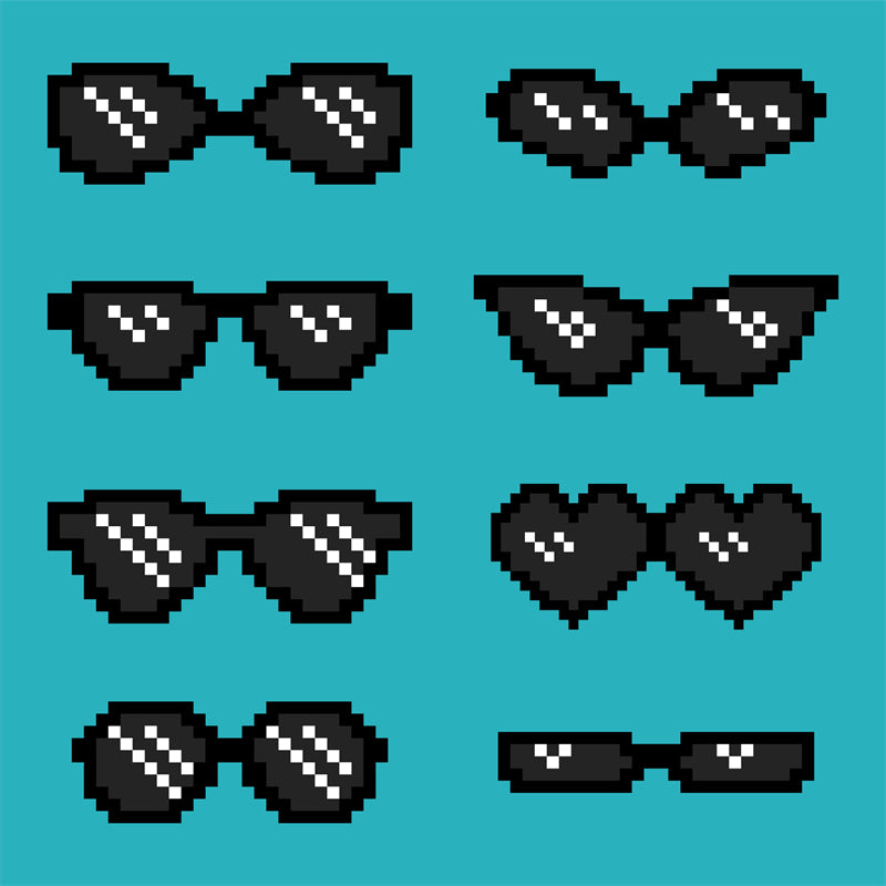Sunglasses Vector Illustration -Pixels Design Free Download  