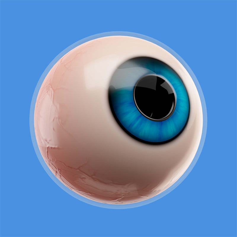 Handdraw Eye Ball Illustration - Vector -Logo Design -Flaming Eyes Balls   