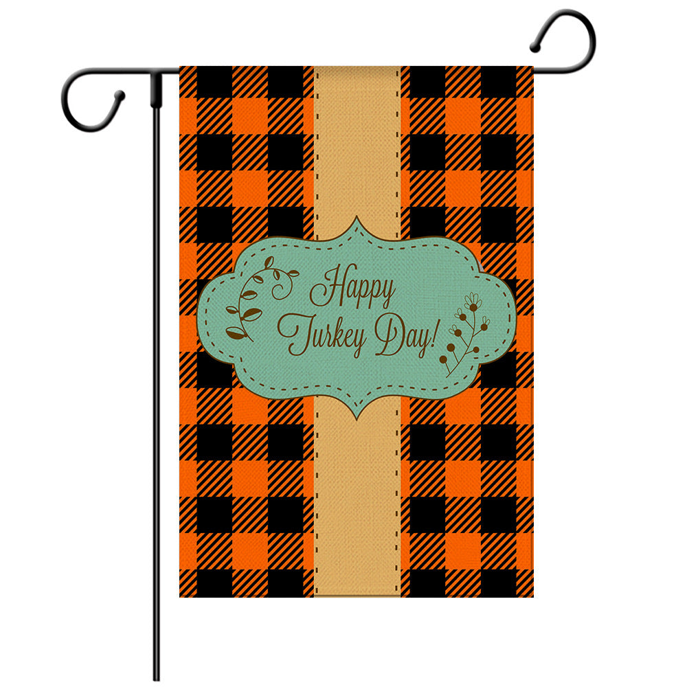Spring Welcome Flag -Seasonal Garden Flag - Yard Flag Designs - Illustration